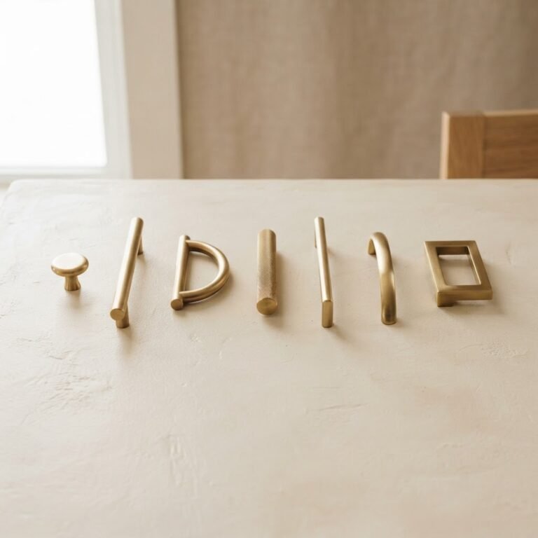 Cabinet Handle — Brass